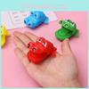 Mini Kids Cartoon Plastic Inertial Animal Toy Pullback Car With Crocodile Shape
