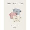 Insbobo Girls' Short-Sleeve 2026 Summer New Style Baby Girl Top Baby T-Shirt Casual Children's Early Summer Outfit Thin