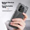 HotFire Phone Case for IQOO12Pro, Vivo IQOO12Pro Protective Cover, Shockproof Silicone Upgraded Lens, Personalized Full Coverage Frame - Transparent