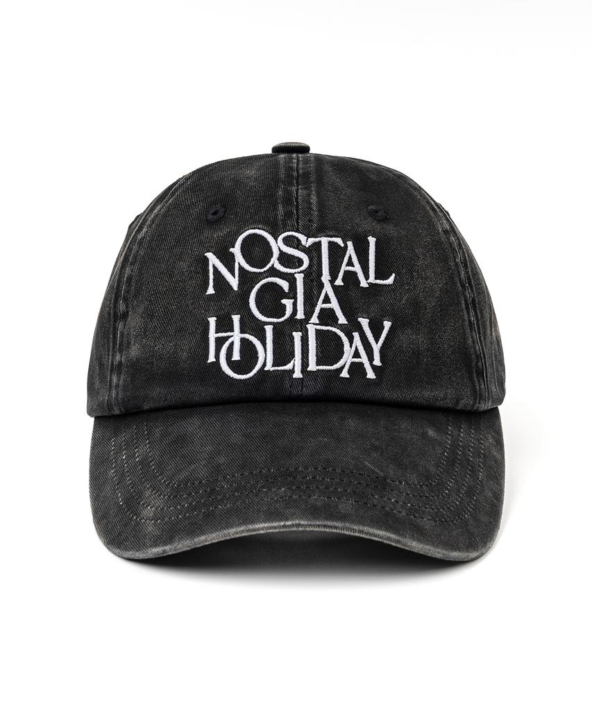 EXPRESSHOLIDAY Кепка-бейсболка с эффектом потертости Nostalgia_Черная