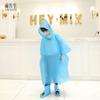 Children Boy Girl Rainwear Waterproof Hooded Rain Coat Outwear Poncho Raincoat Cover Up for Kids 100 To 160cm Height