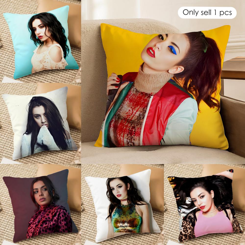 Роскошная наволочка-подушка Charli XCX, шелковистый короткий плюш, скрытая молния, пылезащитная наволочка для диванной подушки, для домашнего декора