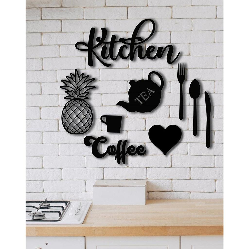 Wooden Wall Art Kitchen Decoration Kitchen Wall Design Calligraphy Ornament