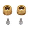2 шт. Мотор-экструдер Шестерни Цельнометаллический Привод нити Закаленная сталь Покрытие для K1K1CK1 MAXimum 3D