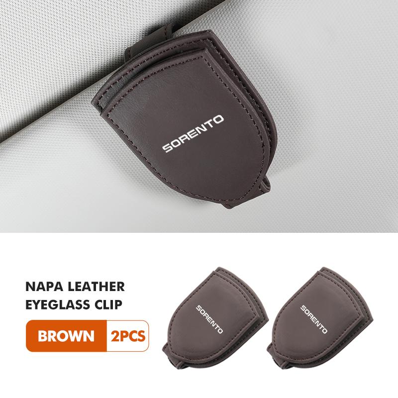 For KIA Car Glasses Clip Sun Visor Eyeglasses Magnetic Sunglasses Clip Sorento R 2011 2013 2014 2016 2017 2018 Stinger MP2