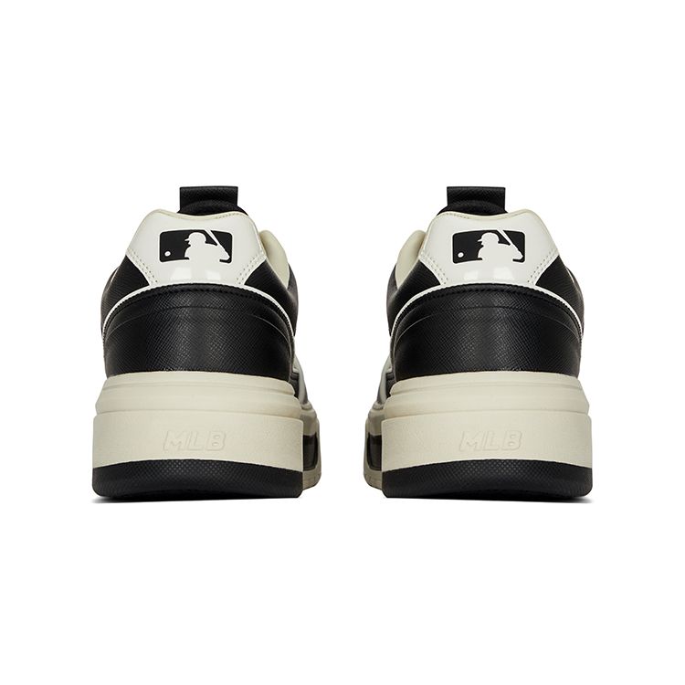 MLB Chunky Liner 24SS Нью-Йорк Янкис Удобные Винтажные Повседневные Универсальные Черно-Белые Панда Увеличивающие Рост Низкие Кеды для Скейтбординга 3ASXCLS4N-50BKS