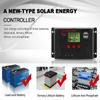 10A/30A/60A Solar Charge Controller PWM Solar Panel Battery Regulator Dual USB 12V/24V LCD Display
