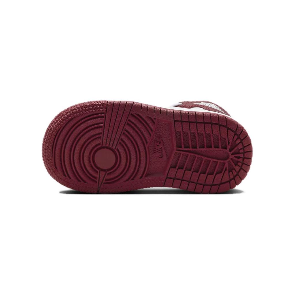 Air Jordan 1 Retro High OG TD Artisanal Red Baby Sneakers White Team-Red FD1413-160