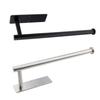 Wall Mount Toilet Paper Holder Stainless Steel Wall Hanging Kitchen Paper Roll X3UC
