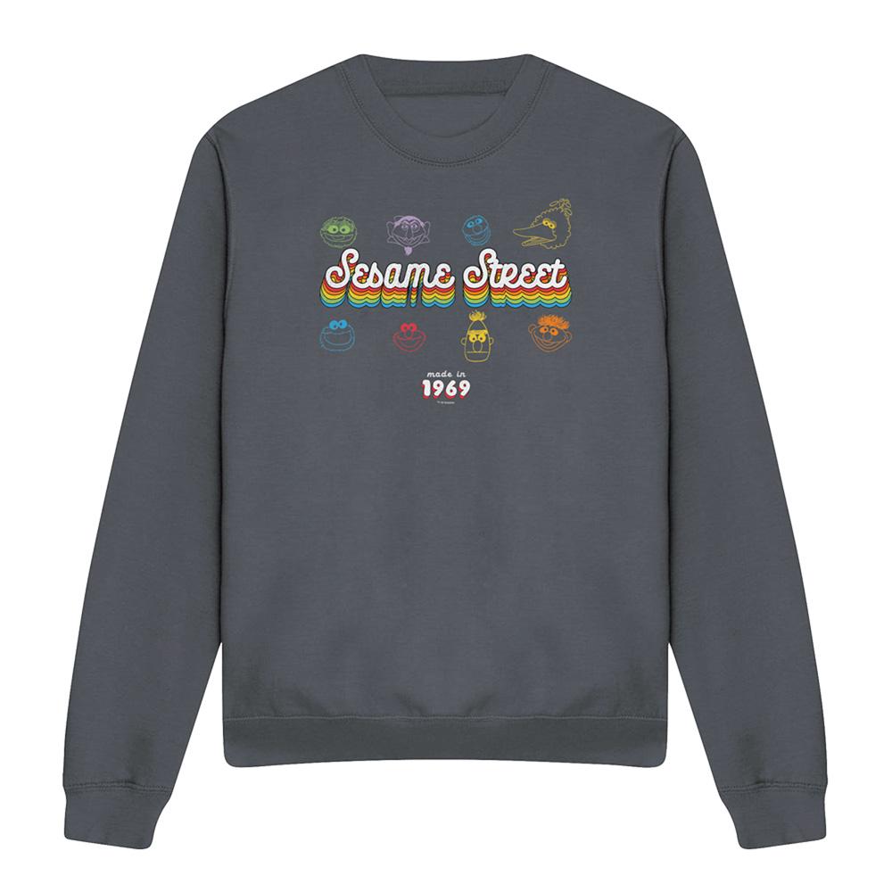 Sesame Street Unisex Adult Made In 1969 Sweatshirt