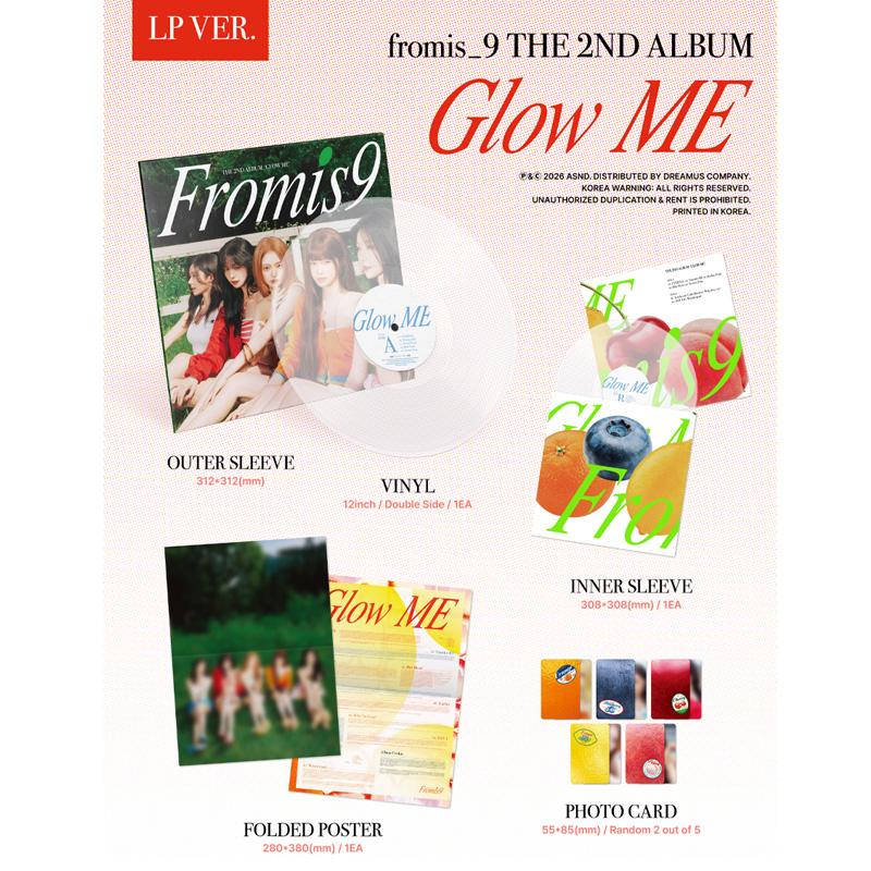 [ПРЕДЗАКАЗ] fromis_9 – 2-й студийный альбом Glow ME (Виниловая версия.)