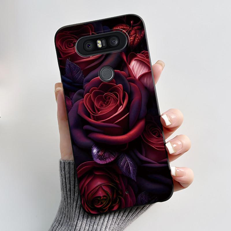 Чехол для LG Q8 (2017) Роскошный Милый Крутой Дракон Мальчики Девочки Черный Матовый Мягкий Силикон Чехол для Телефона Задняя Крышка Защитная Оболочка из ТПУ