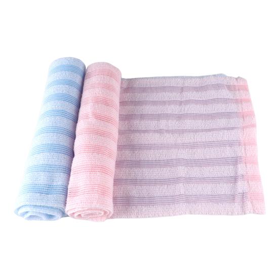 2 шт. отшелушивающее полотенце для душа банное полотенце с пенящейся сеткой длинный полосатый дизайн скраб для спины быстросохнущий