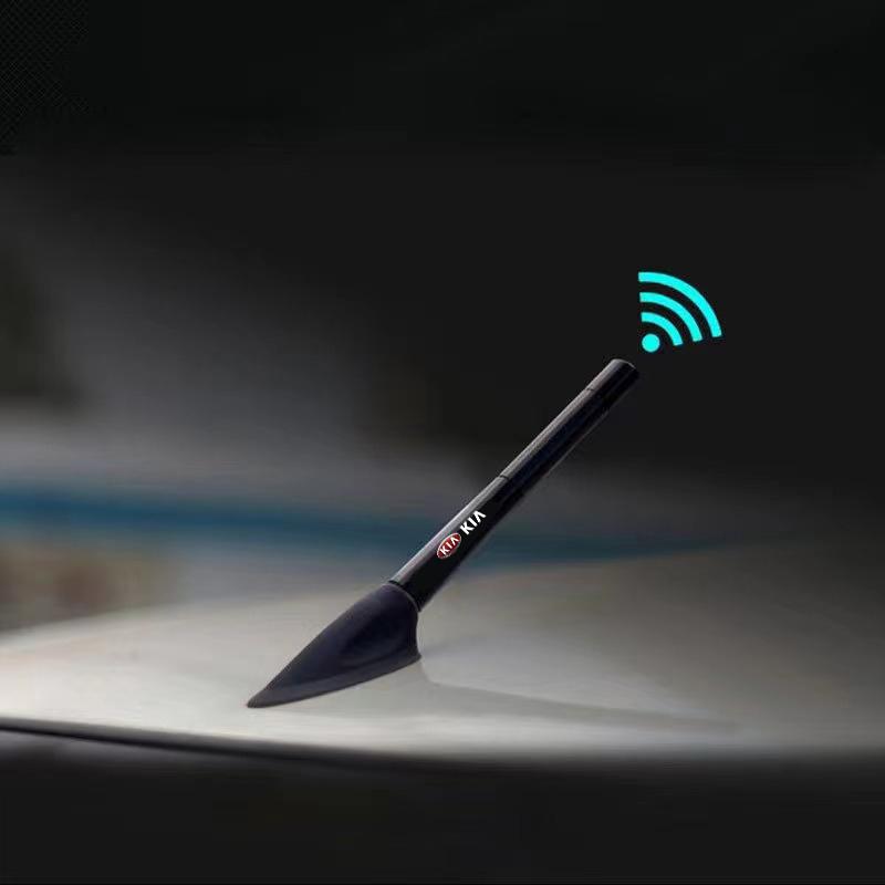 1pcs Car Aerials Car Radio Antenna FM/AM Metal Receiving Antenna Car Accessories For KIA Sportage Ceed Sorento Cerato Optima Picanto Rio Soul K3 K5