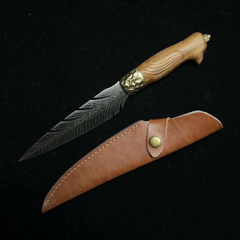 7Cr17Mov нержавеющая сталь кованый нож мясной тесак обвалочный нож для кемпинга рыбалки кухонные поварские ножи резак