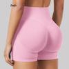 Dfyne Women's High Waist Yoga and Running Shorts - Athletic Fitness Hip Shorts