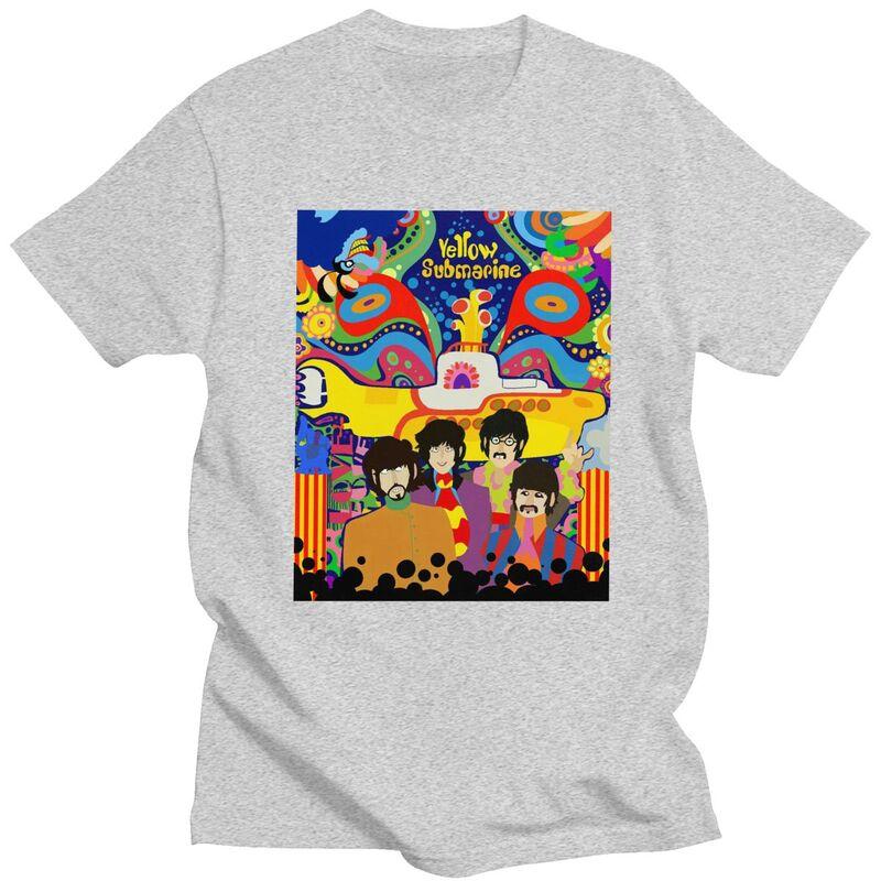 Мужская футболка с коротким рукавом из 100% хлопка, кастомная, в стиле The Beatle, хэви-метал, рок, для отдыха, модная