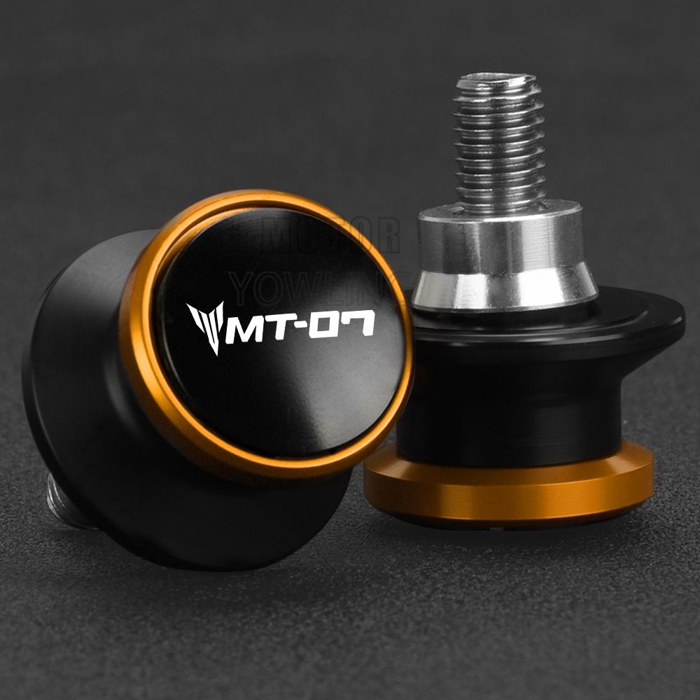 Для Yamaha MT 07 MT07 FZ07 FZ 07 FZ-07 MT-07 Мотоцикл 6 мм Алюминиевый Болт Стойки Маятника Маятниковые Катушки Слайдер Аксессуары