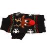 Dog Snow Sweaters Thickening New Year Christmas Dog Holiday Sweaters for Small Medium Dogs XS Black