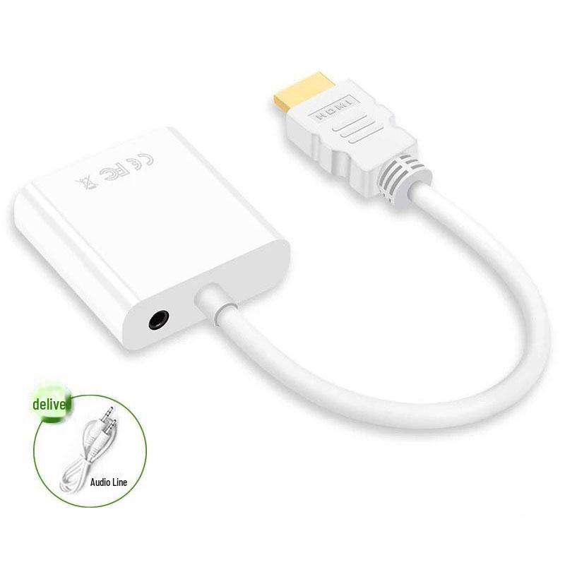 HDMI To VGA High-Definition Adapter Cable for Computer, Notebook, and Projector