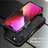 For IPhone 15 Pro Max 12 11 Pro Max 13 Mini SE2 7 8 Plus XR X XS MAX Shockproof Armor Metal Fram Bumper Irregularly Aluminum Case Cover