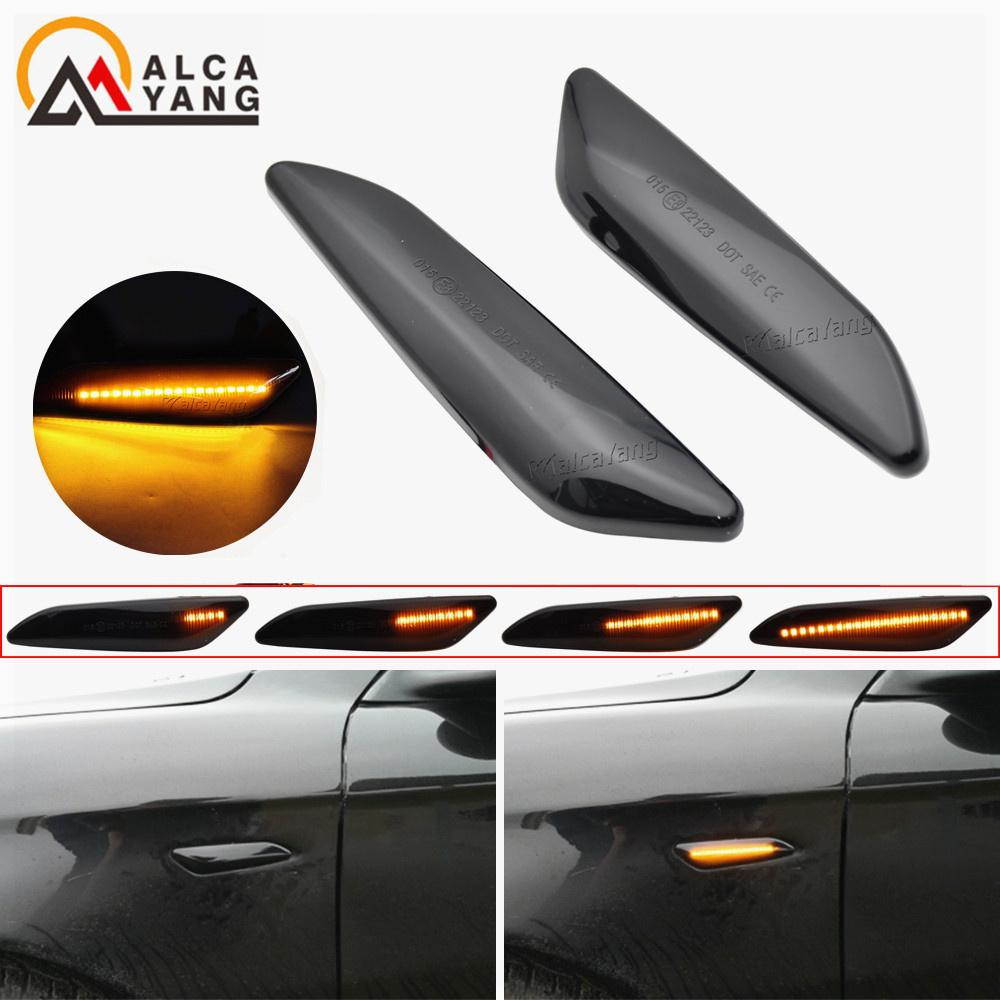 Для Fiat Tipo Egea Alfa Romeo 156 147 Chrysler Ypsilon III Lancia Delta динамический светодиодный боковой габаритный указатель поворота
