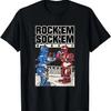 Футболка с изображением роботов Rock 'Em Sock 'Em на боксерском ринге