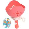 2Sets Outdoor Flying Disc Toy for Kids Interactive Pink ABS Launcher Play