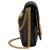 Gucci GG Marmont Золотой Винтажный Логотип Double G Держатель для карт Кожаный Два в одном На плечо Через плечо Мини-сумка Женские сумки 751526-AACCE-1061