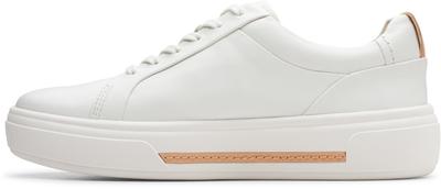 Кроссовки Clarks Womens Hollyhock Walk из белой кожи