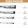 Set of 4 Regular Woodworking Chisels [For Woodworking, Hinge Installation, Threshold Groove Repair, Etc.] [Hammerable] [For Chamfering, Wood Carving,