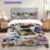 Gon Freecss Adventure Bedding 1 Duvet Cover 2 Pillowcase Without Core Soft And Comfortable Duvet Cover And Pillowcase Gift