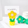 Подставка для фотографий Crafts Держатель для фотокарточек Цветочный держатель для заметок Папка для фотографий в горшке Настольный держатель для заметок