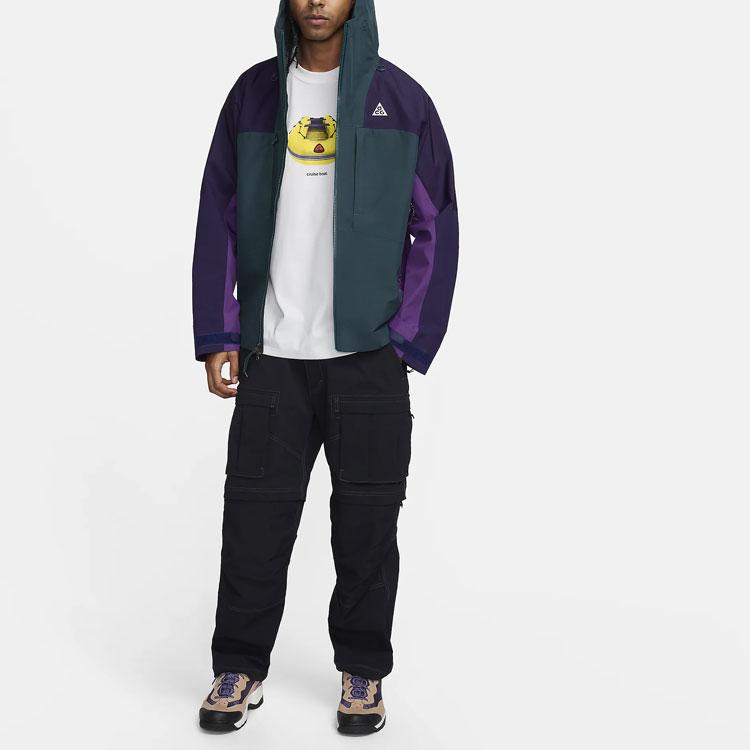 Nike Футболка ACG Cruise Boat Print Ribbed Crew Neck с круглым вырезом, мужская, белая FQ3725-121
