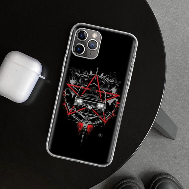 Babaite Supernatural SPN Dean And Sam Phone Case Cover for iPhone 18 11 12 13 Mini 14 15 Plus 16 Pro Max 17 Air 7 8 + SE Art Custom