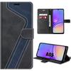 Protective Case - BOOLING - Samsung Galaxy A05 - Black Faux Leather - Shockproof - Card Holder