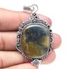 Necklace Newlite Jasper Gemstone Handmade Antique Silver Jewelry 2"