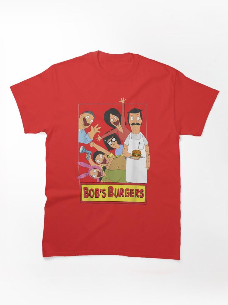 Bob's Burgers Bob's Burgers Family Shot & Teddy Logo Classic Unisex T-Shirt