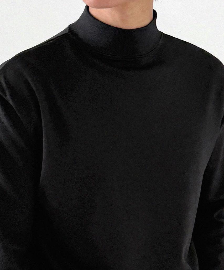 ORIGINALDAY [2Pack] Soft Mock Neck Long Sleeve T-Shirt 3 Colors
