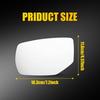 Mirror Glass For 2013 2014 2015-2017 Honda Accord Driver Side Heated 76253T2GA11