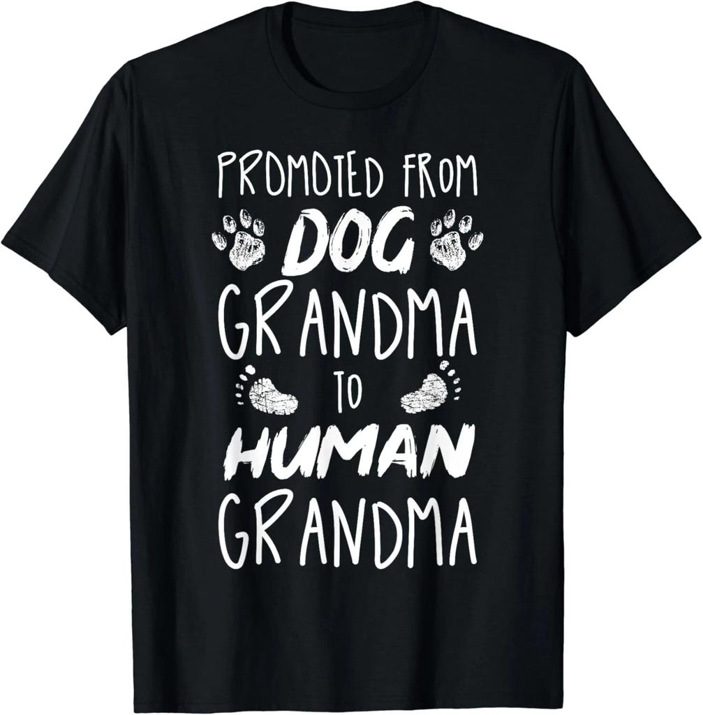 Promoted From Dog grandma To Human grandma Gift Unisex T-Shirt