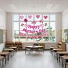 Розовая Бумажная Гирлянда-Флажок на День Матери 1 шт. Украшение для Комнаты Вечеринки в Честь Дня Матери