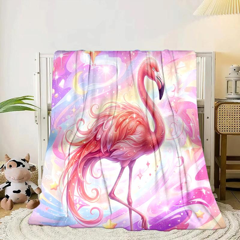 Magical Flamingo Sky Blanket Flannel Blanket Throw Blanket Sofa Cover Blanket Soft Premium Blanket Picnic Blanket Tv Blanket Gifts