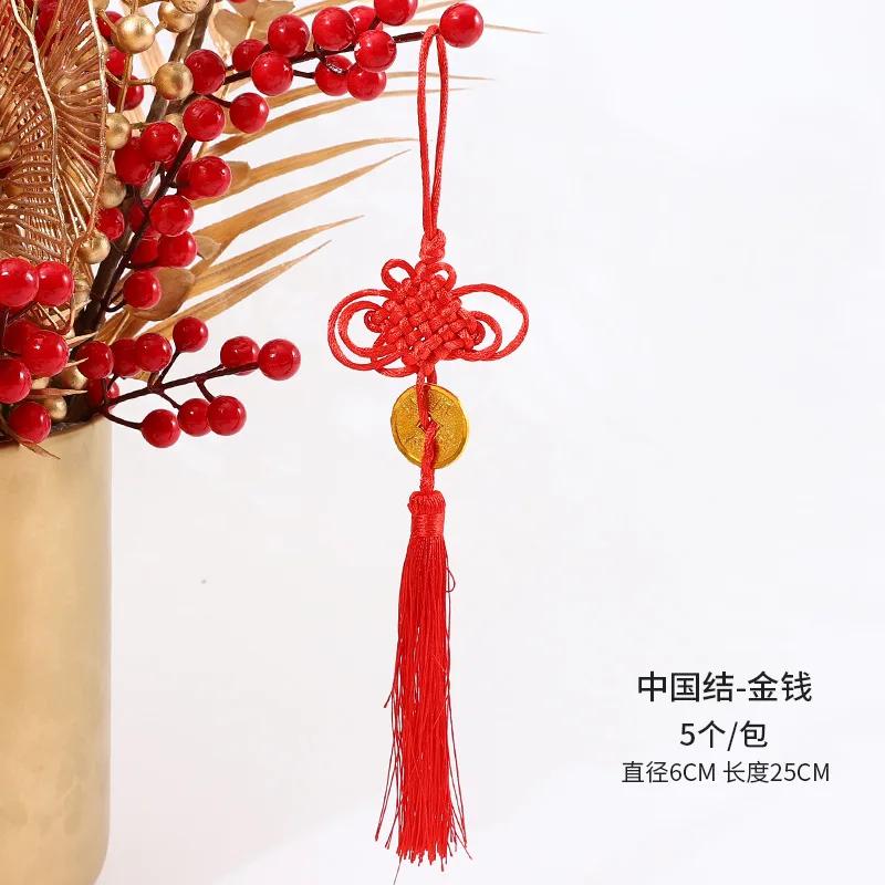 Красный китайский узел кисточки украшения украшения подвесные 8 стилей домашний счастливый кулон подарки дизайн горячая распродажа счастье новый фестиваль