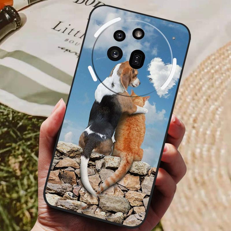 For Nothing Phone 3A Pro Case Phone3A Pro Cool Painted Silicone TPU Soft Cover for Nothing Phone 3A Pro A059P Cases Black Shells
