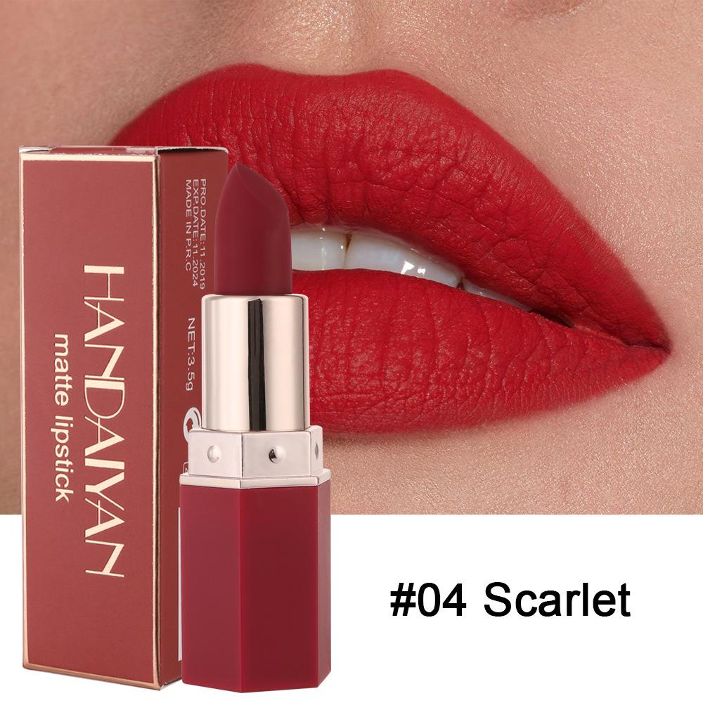 HANDAIYAN 6 Color Matte Nourishing Lipstick