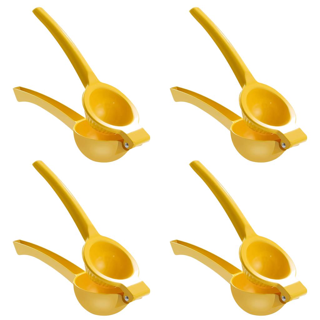 4Pcs Manual Lemon Squeezer Aluminum Alloy Hand Pressed Orange Fruit Juicer Portable Practical Kitchen Tools Mini Blender