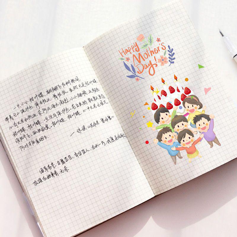 Толстый блокнот в клетку, Планер-ежедневник - Креативный и прочный журнал