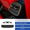 For Maserati Ghibli 2014-2022 Car Rear Air Conditioning Vent Panel Protection Decoration Cover Styling Accessories Sticker