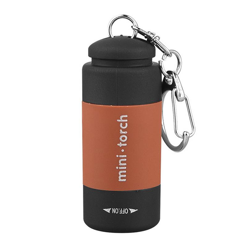 Mini Keychain Pocket Torch Usb Rechargeable Led Light Flashlight Lamp Waterproof Keychain Light For Outdoor Camping Hiking